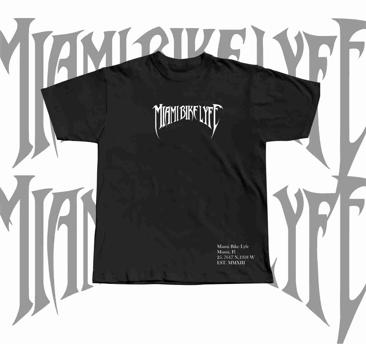 Miami Bike Lyfe Small Crest Essentials Collection Tee