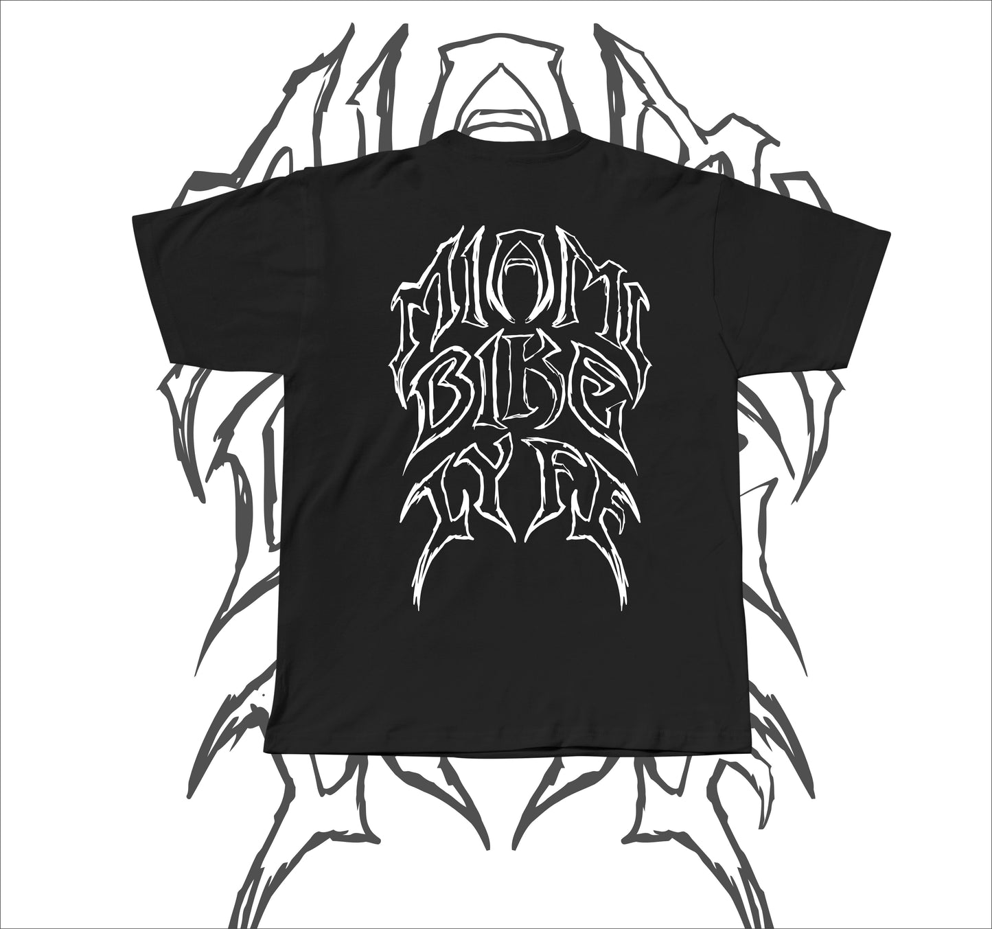 Miami Bike Lyfe Stacked Sketch Essentials Collection Tee